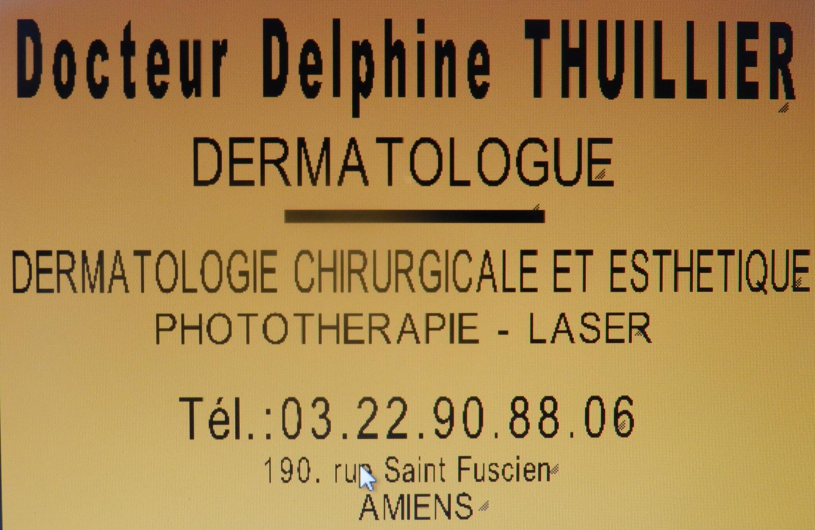 Dermatologist Dr. Thuillier Delphine