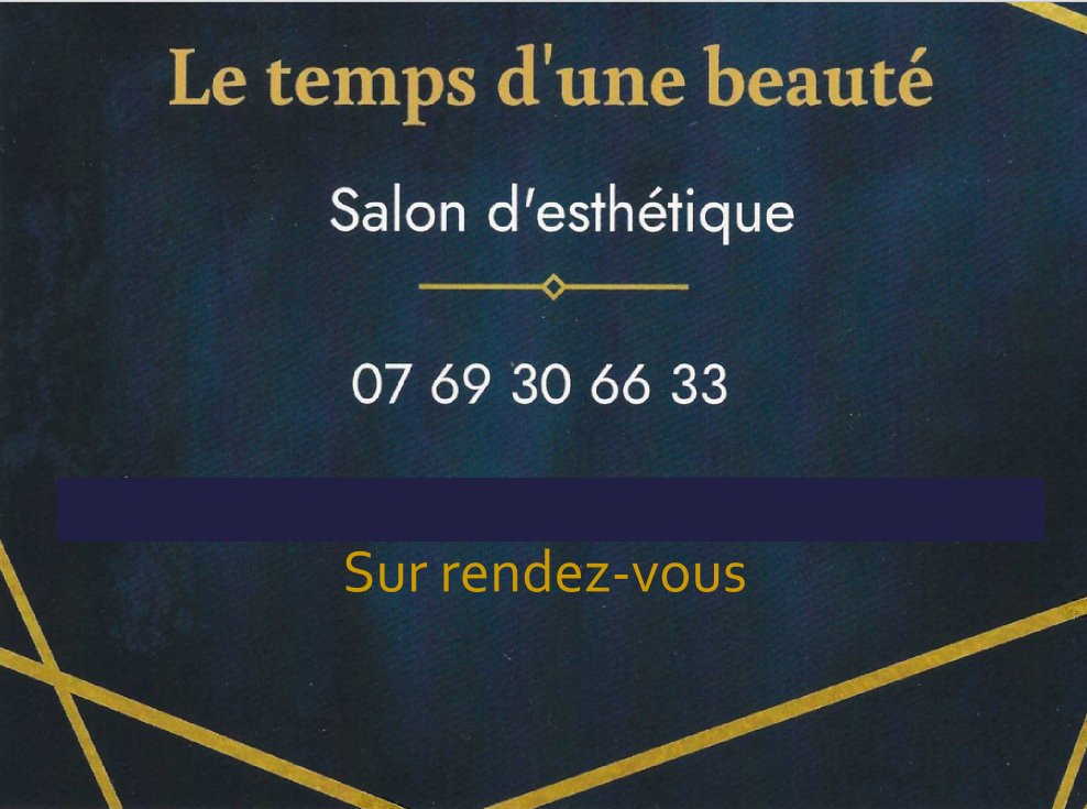 Le Temps d'une Beauté - Esthétique