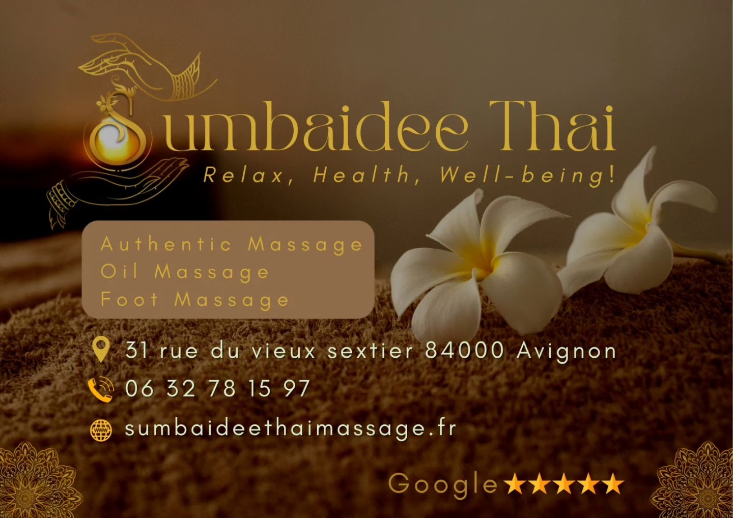 Sumbaidee Thai massage Avignon